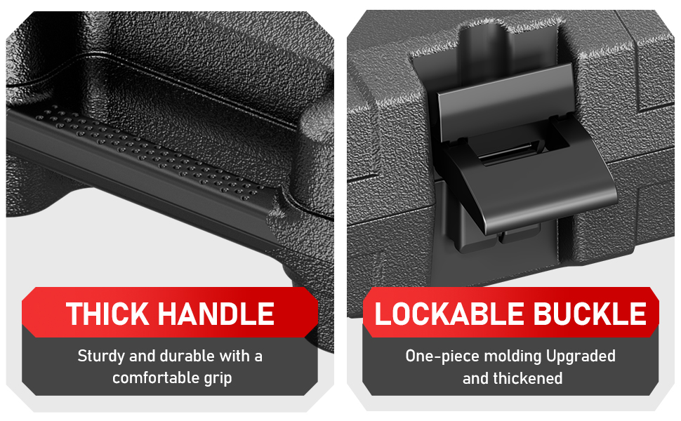 THICK HANDLE LOCKABLE BUCKLE