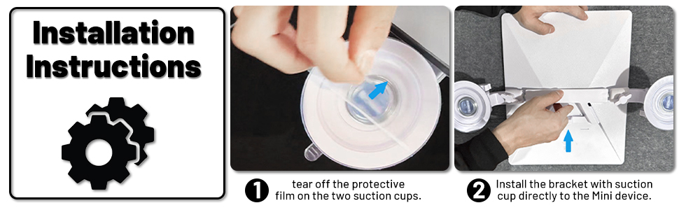 Starlink Mini Mount,Starlink Mini Suction Cup Mount