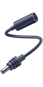 Starlink Mini DC Extension Cable 18CM, Waterproof Power Converter Adapter, Female to Male Plug, R...