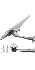 Starlink Mini Wall Mount Compatible with Original Pipe Adapter, Adjustable Starlink Mini Wall Mou...