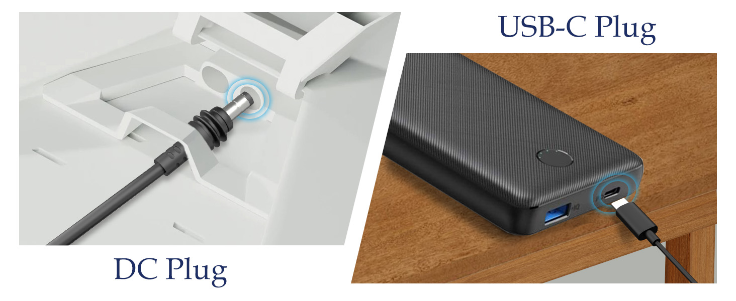 Starlink Mini USB C to DC Power Cable, Starlink Mini Type-C to DC Power Cable