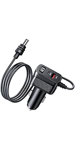 Starlink Mini DC Power Cable Cigarette Lighter Adapter, 12V-24V Car Charger with USB-C & Type-C, ...