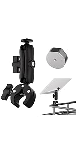 EAZUSE Starlink Mini Mount, Clamp RV Pole Mount for Starlink Mini Compatible with Original Pipe A...