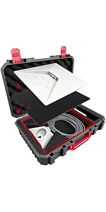 ToKismet Starlink Mini Case, Waterproof Hard EVA Foam Carrying Travel Case with Secure Lock for S...