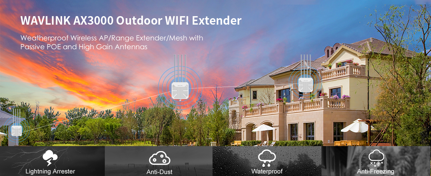 wavlink outdoor wifi extender